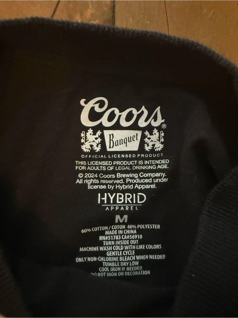 Coors Black Short Sleeve Graphic Tee - Born in the Rockies